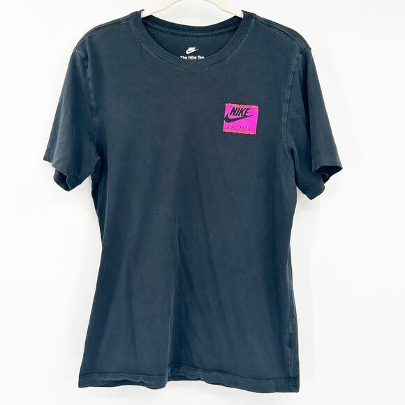 Nike Mens Streetwear The Future Is Air Swoosh Logo Graphic T-Shirt Size S Black - Picture 2 of 7